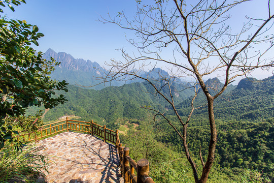 北帝山旅游风景区观景台