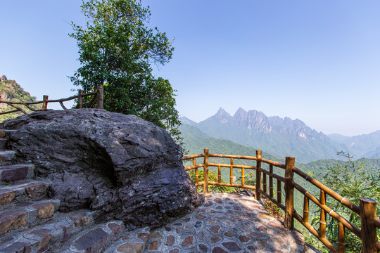 北帝山旅游风景区观景台