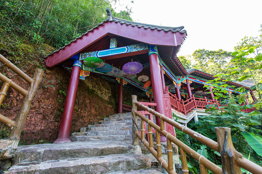 北帝山旅游风景区步道长廊