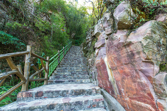 平南北帝山旅游风景区游览步道