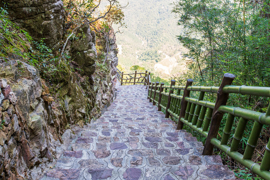 平南北帝山旅游风景区阶梯