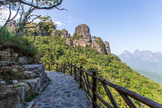 北帝山旅游风景区游览步道