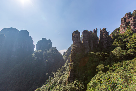 北帝山旅游风景区石林风光