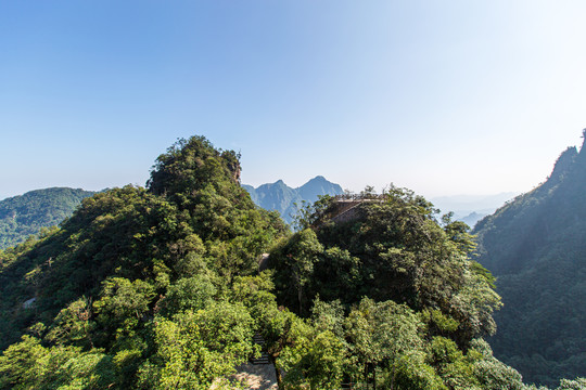 北帝山旅游风景区五针松观景台