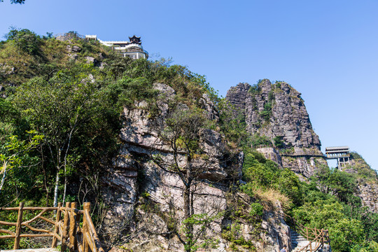 北帝山旅游风景区奇石山峰