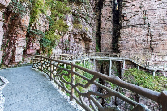 北帝山旅游风景区观光栈道