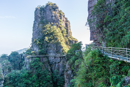 北帝山旅游风景区盘山栈道