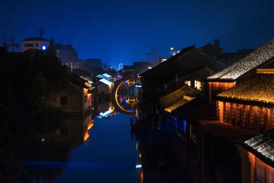 南浔古镇夜景