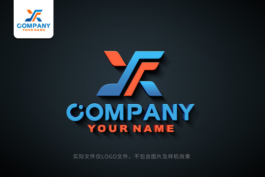 YX字母XY标志