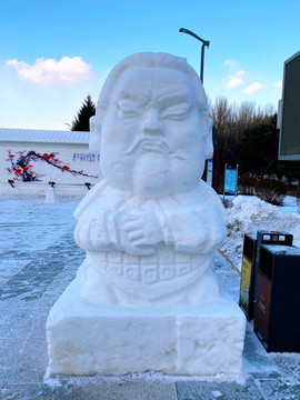 雪雕系列兵马俑