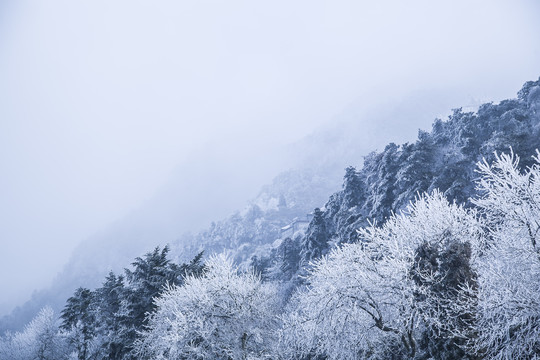 庐山雪景