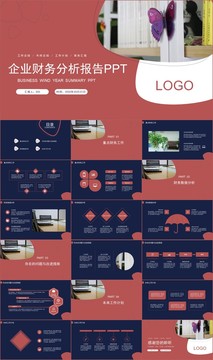 企业财务分析报告PPT模板