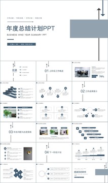 年度工作总结述职报告PPT