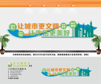 文明城市文化墙