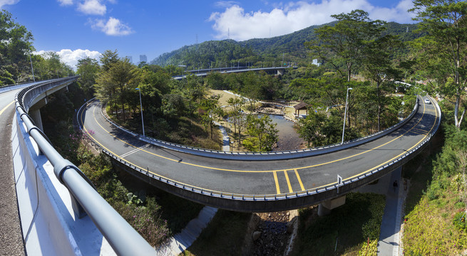 盘山环形公路