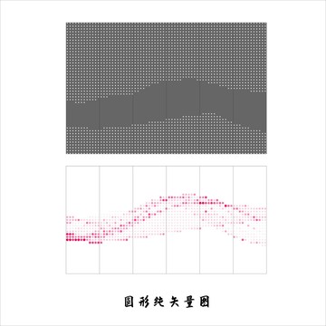 动感镂空创意图案