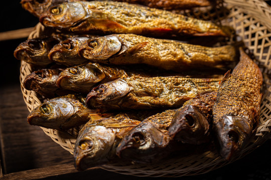 火培鱼干中式食材