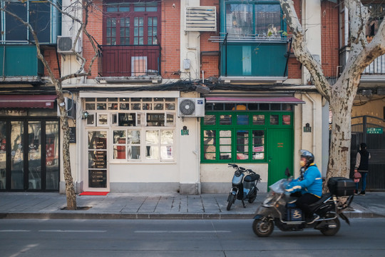 上海街头店铺