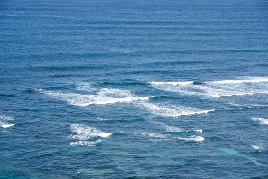 大海海浪蓝色