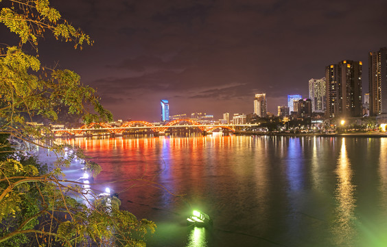 柳州百里柳江夜景