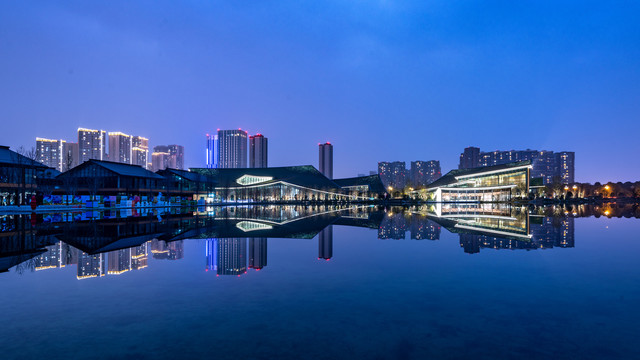 金牛区天府艺术公园夜景