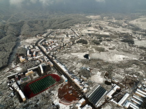 船滩集镇全景