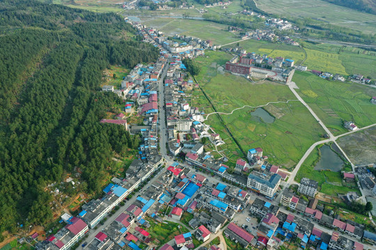 船滩集镇全景