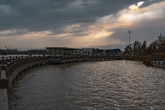 宁夏银川阅海湾水上公园乐园