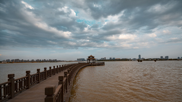 宁夏银川阅海湾水上公园