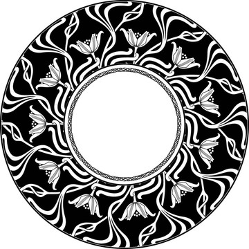 圆形花纹