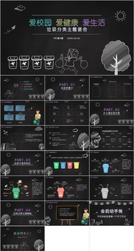 校园垃圾分类主题班会PPT