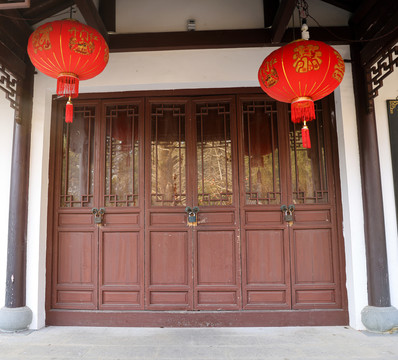 中式木门木门中式建筑