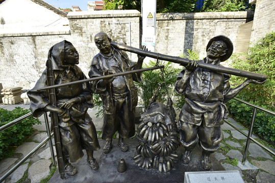岭南文化雕塑