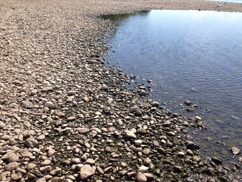 河水石头沙子