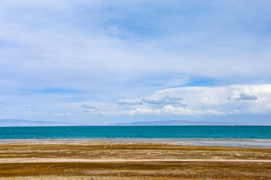 沙岛青海湖