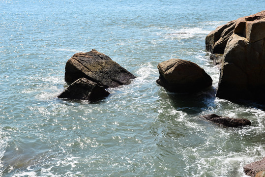 海水岩石