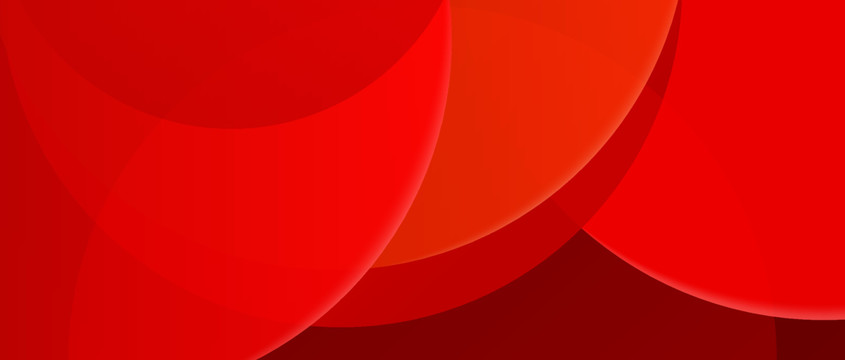 红色通用背景圆形圆弧图案封面