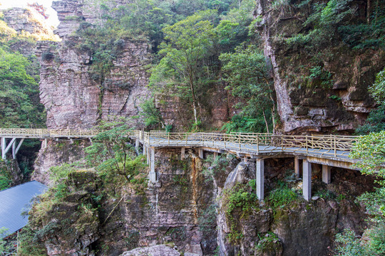 北帝山旅游风景区栈道