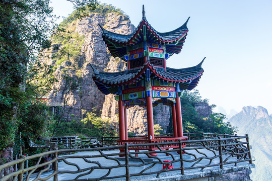 北帝山旅游风景区旭东亭