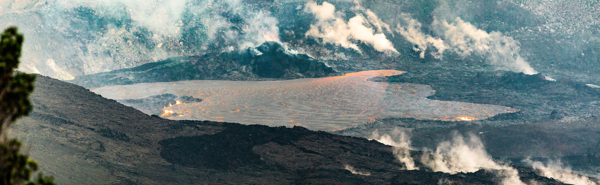 夏威夷基拉韦厄火山熔岩岩浆