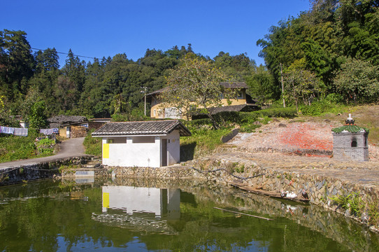 南靖游下版村风景