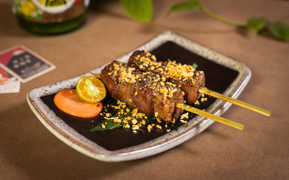 烤牛肉粒