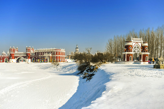 哈尔滨冬季伏尔加庄园