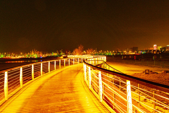 南溪湿地公园夜景