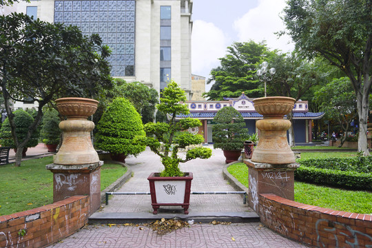 越南胡志明市园林雕塑