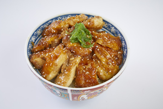 照烧鸡排饭