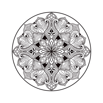 欧式曼陀罗花纹
