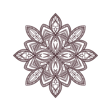 欧式曼陀罗花纹