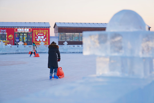 哈尔滨冰雪大世界冰雕雪雕