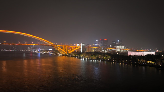 卢浦大桥夜景